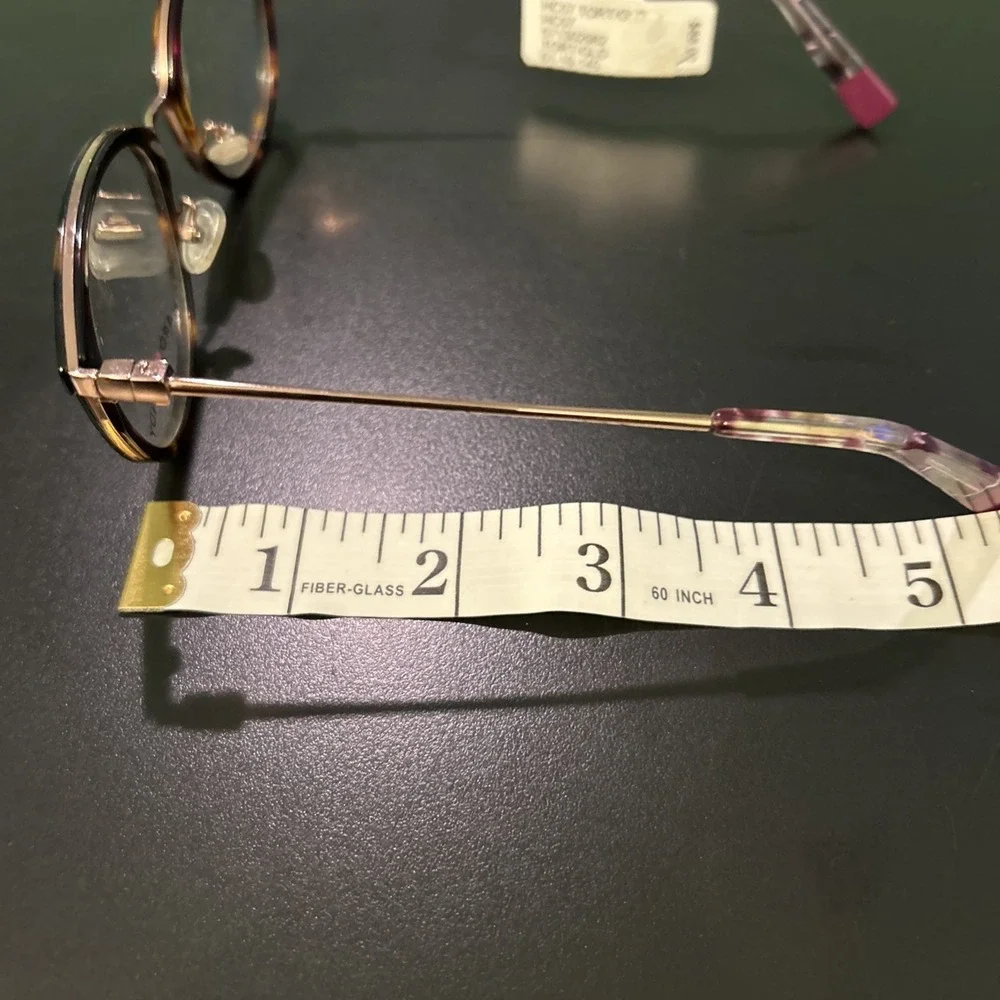 Hard Candy HC57 Eyeglasses Frame Tortoise Gold 51-19-140 NWT
